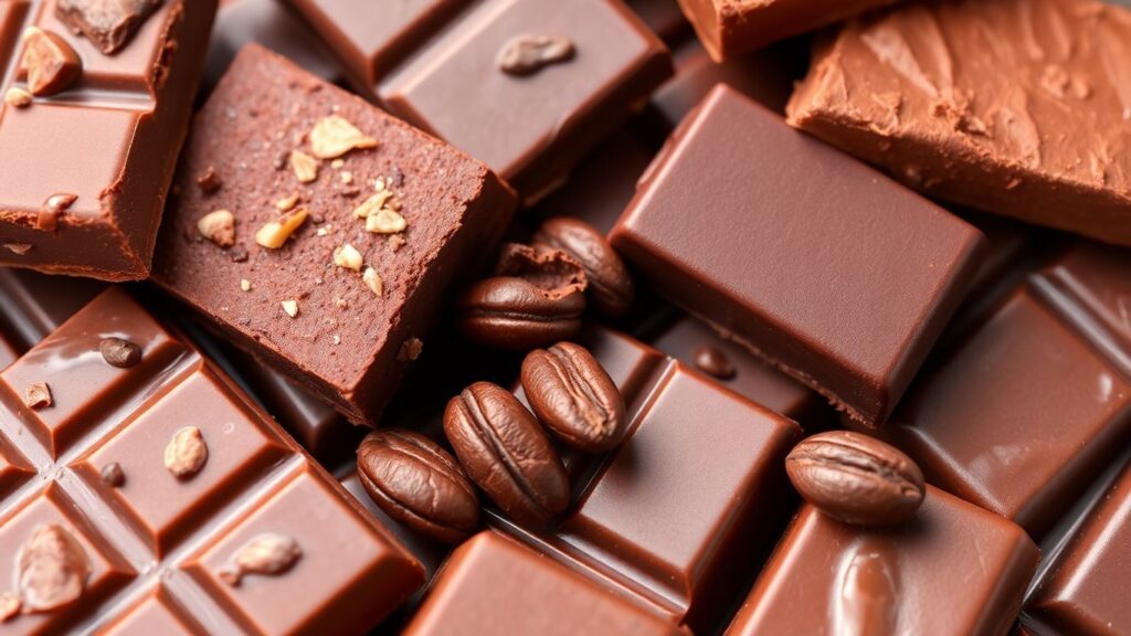 Vegane Schokoladenriegel mit Kakaobohnen