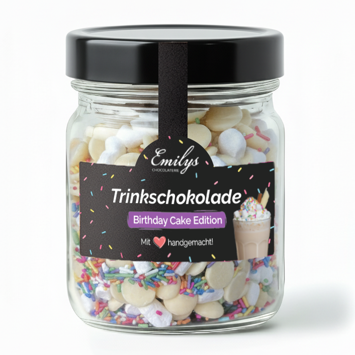 Trinkschokolade Birthday Cake Edition
