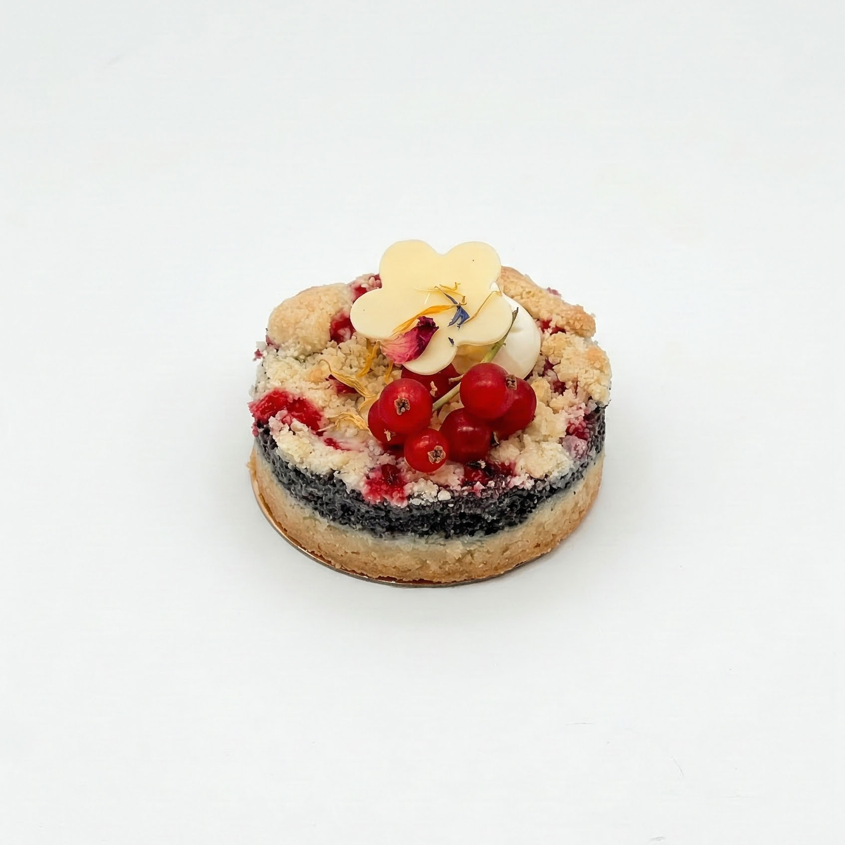Tartelette Käse Mohn Streusel