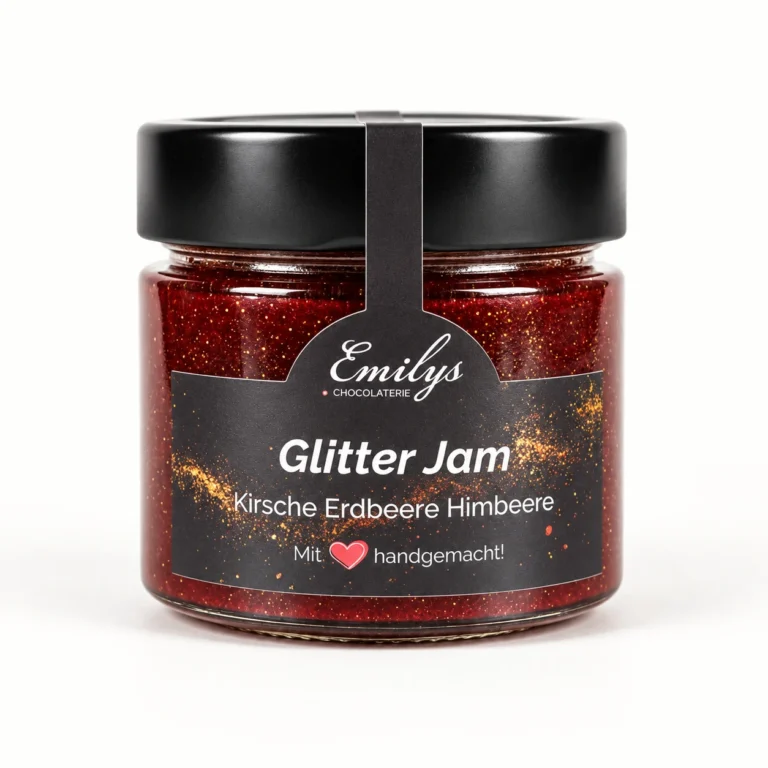 Glitter Jam – Kirsche Erdbeer Himbeere – Studioaufnahme
