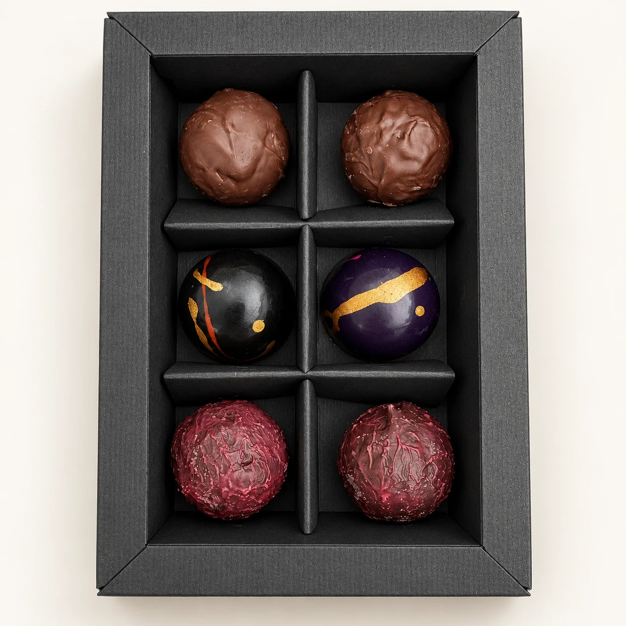 Vegane Pralinen – vegane Pralinen, 6 Pralinen
