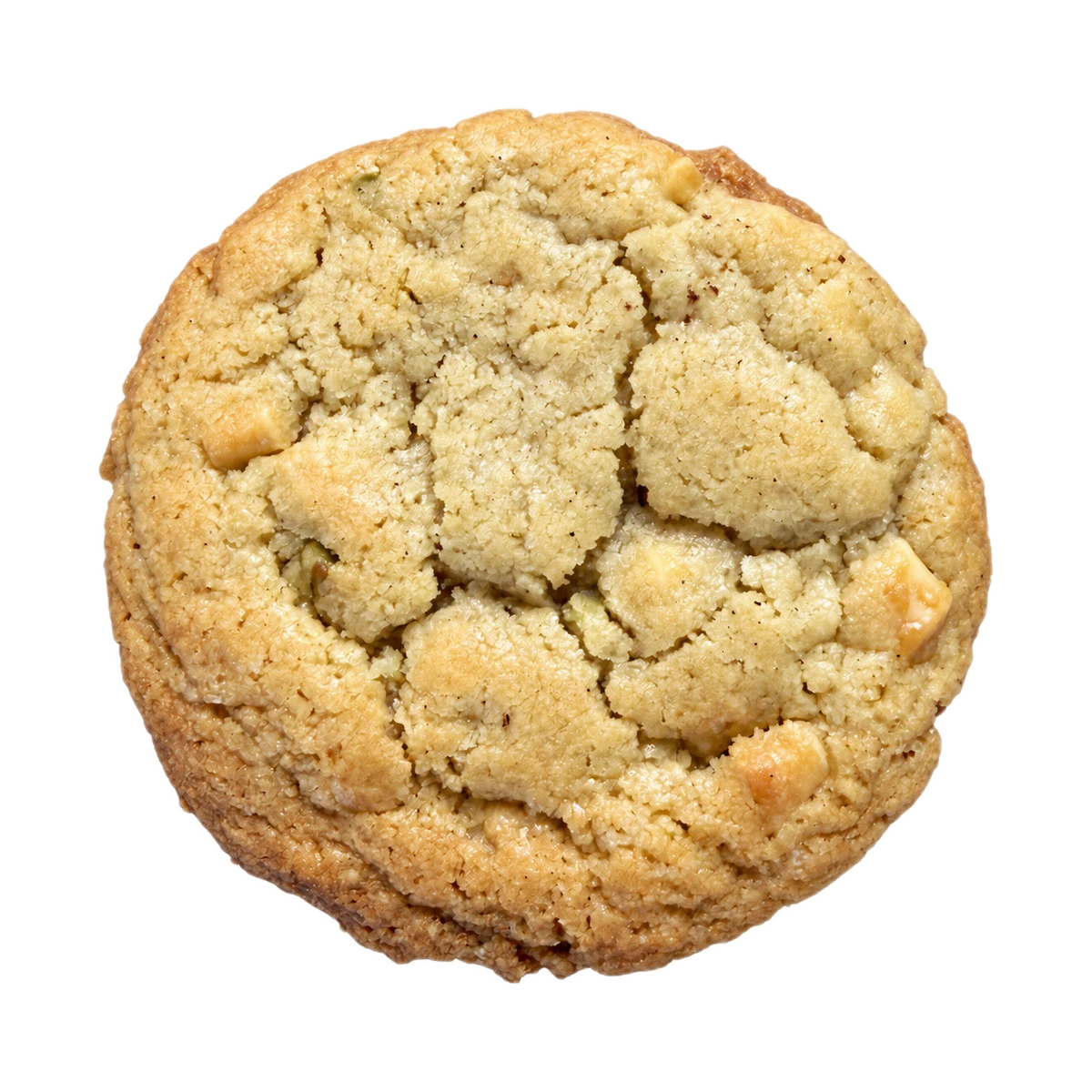 Pistazie Vanille Cookie von oben
