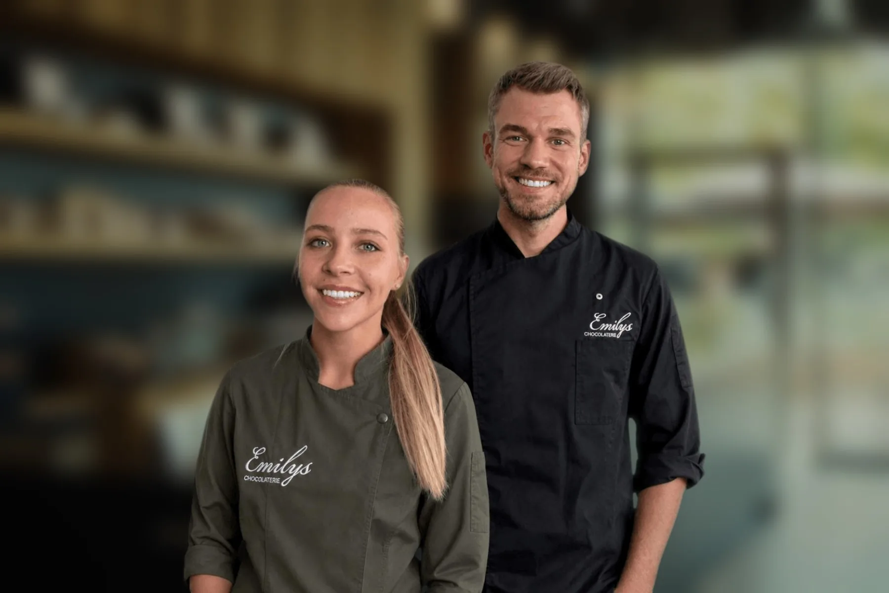 Emily Gorden und David Winkler, Inhaber von Emilys Chocolaterie